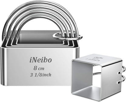 Fluted Edge Biscuit Cutter Set - round Circle Scone, Pastry, and Dough Cutters for Baking, Dumpling Skin, and Fondant